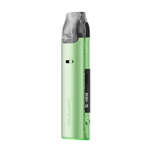 VOOPOO VMATE PRO 2 Fresh Green – světle zelená plnitelná POD elektronická cigareta s kovovým tělem a baterií 1500 mAh.