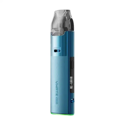 VOOPOO VMATE PRO 2 Navy Blue – modrá plnitelná POD elektronická cigareta s baterií 1500 mAh a režimy ECO a POWER.