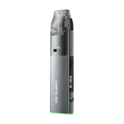 VOOPOO VMATE PRO 2 Space Grey – šedá plnitelná POD elektronická cigareta s regulací airflow, režimem ECO a výkonem až 30 W.