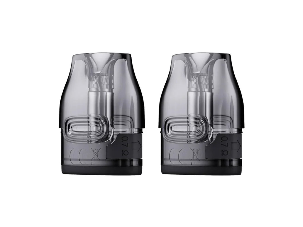 VOOPOO VMATE V2 – náhradní POD cartridge 2 ml s mesh žhavením, balení 2 ks, dostupné v odporech 0,7 a 1,2 ohm.