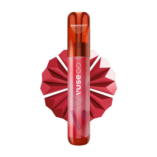 Jednorázová elektronická cigareta Vuse GO 1000 Strawberry Mint s příchutí ledové jahody, 18 mg nikotinu