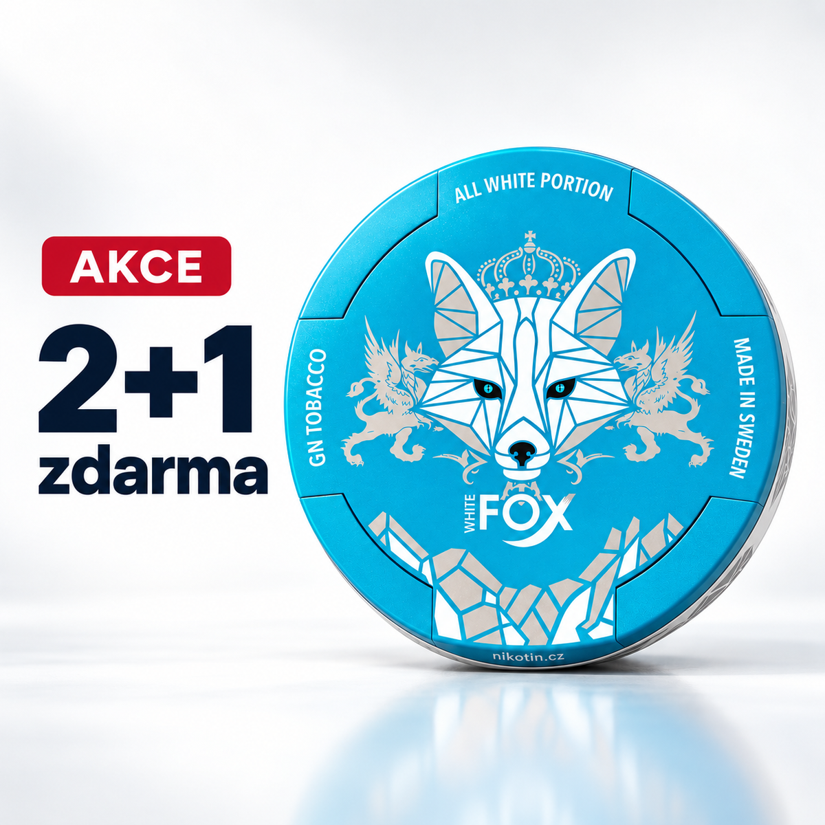 White Fox nikotinové sáčky v akci 2+1 zdarma
