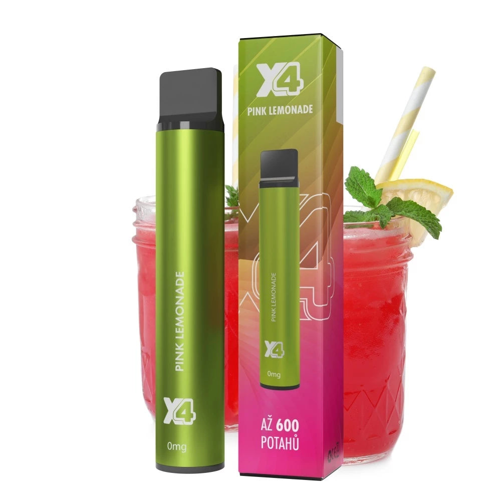 Lemon Ova X4 Bar Pink Lemon | Jednorázová e-cigareta 600 potahů