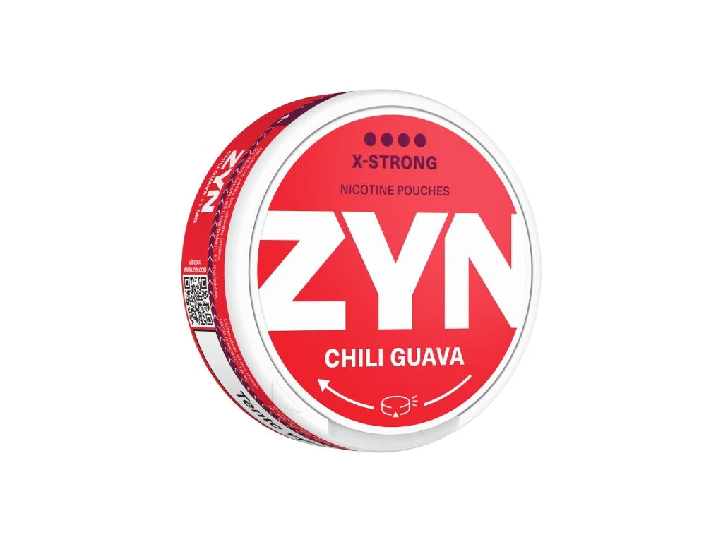 ZYN Chili Guava 11 mg nikotinové sáčky Regular Moist s tropickou příchutí guavy a kořenitým chilli
