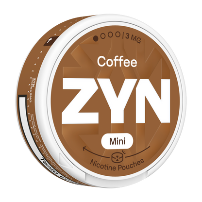 ZYN Coffee Mini 3 mg nikotinové sáčky Mini Dry s příchutí mocha kávy, čokolády a nugátu