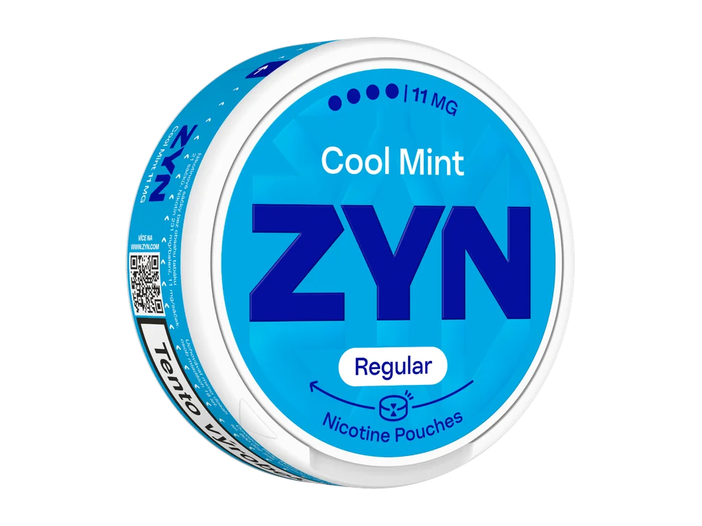 ZYN Cool Mint 11 mg nikotinové sáčky Regular Moist s intenzivní chladivou příchutí máty peprné
