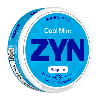 ZYN Cool Mint 9 mg nikotinové sáčky Regular Moist s intenzivní chladivou příchutí svěží máty peprné