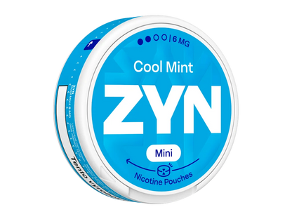 ZYN Cool Mint Mini 6 mg nikotinové sáčky Mini Dry s chutí máty peprné a chladivého mentolu