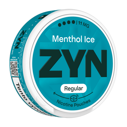 ZYN Menthol Ice 11 mg nikotinové sáčky Regular Moist s intenzivní příchutí mentolu a eukalyptu