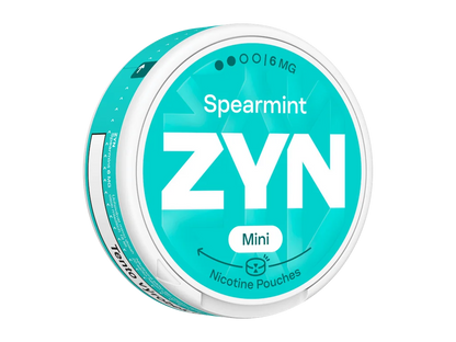ZYN Spearmint Mini 6 mg nikotinové sáčky Mini Dry s jemně nasládlou příchutí máty spearmint